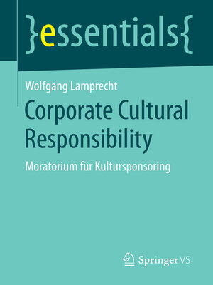 cover image of Corporate Cultural Responsibility